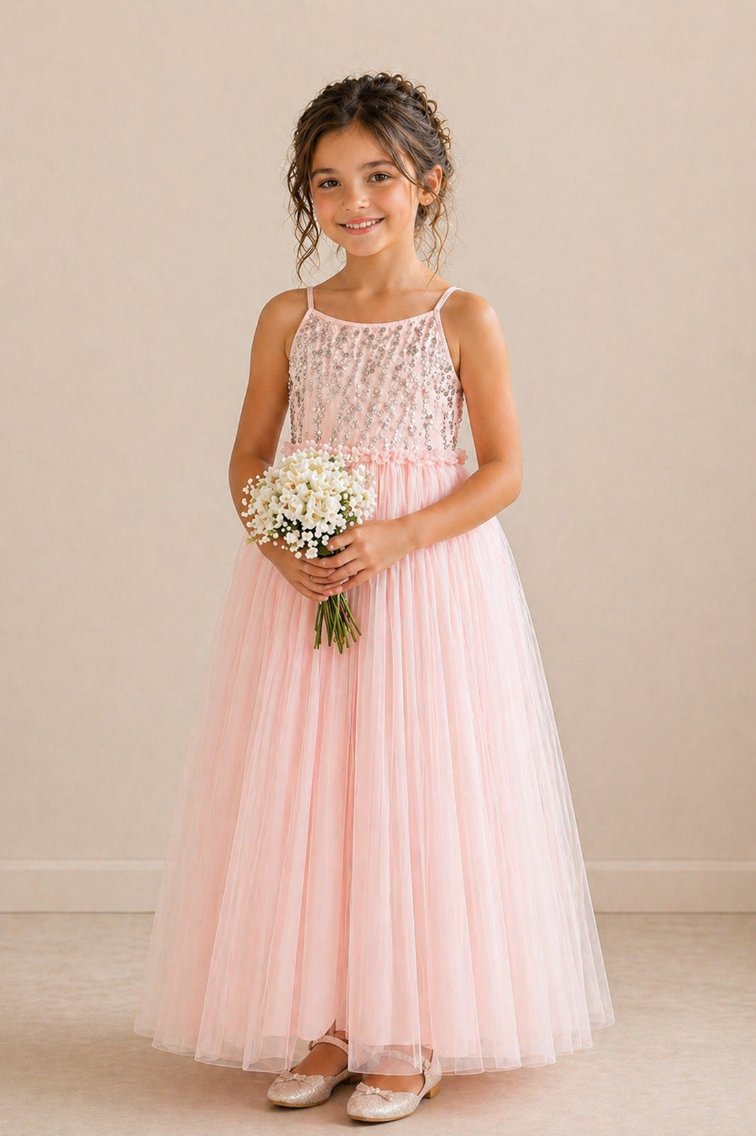 PREORDER - Daisy ~ Ballet Pink Party Girl Dress /Flower Girl Dress