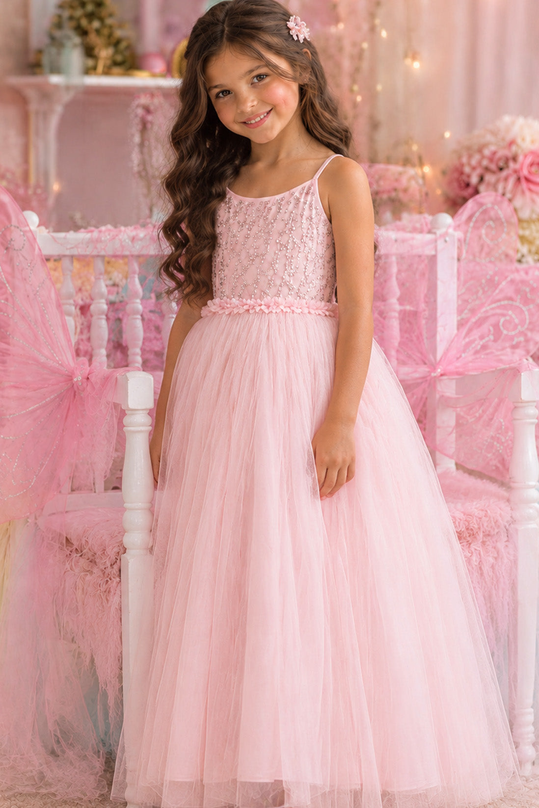 Daisy ~ Ballet Pink Party Girl Dress /Flower Girl Dress