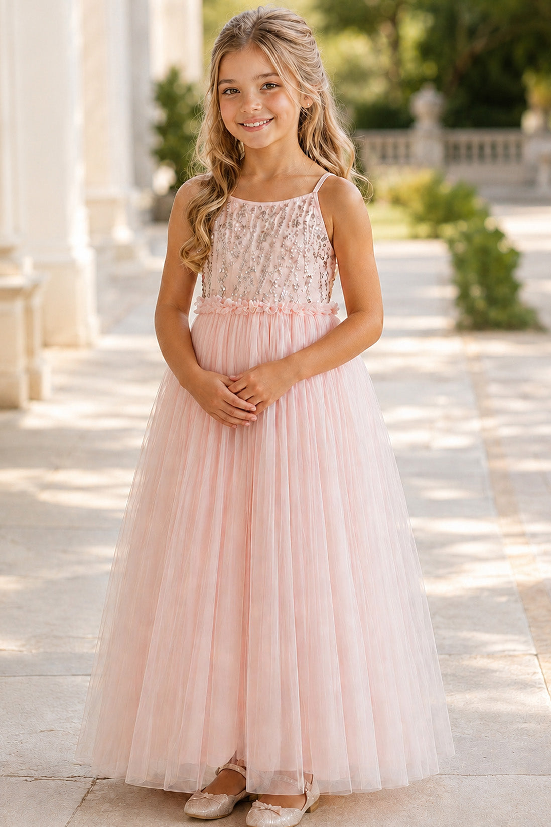 Daisy ~ Ballet Pink Party Girl Dress /Flower Girl Dress