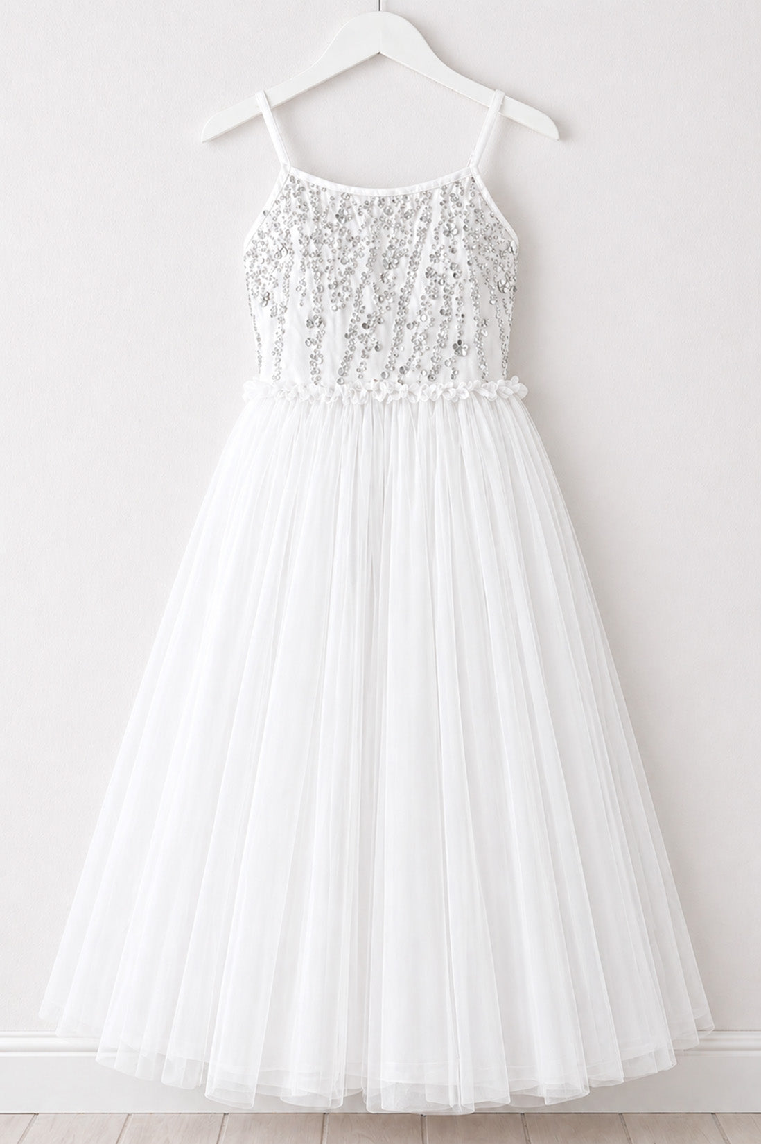 PREORDER - Daisy ~ Ivory White Party Girl Dress /Flower Girl Dress