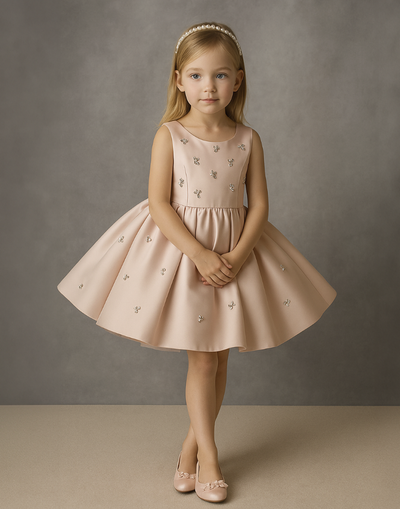 Dianna - Pink Party Dress or Flower Girl Dress