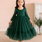 Elodie in Forest Green ~ Party or Flower Girl Dress