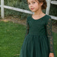 Elodie in Forest Green ~ Party or Flower Girl Dress