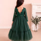 Elodie in Forest Green ~ Party or Flower Girl Dress