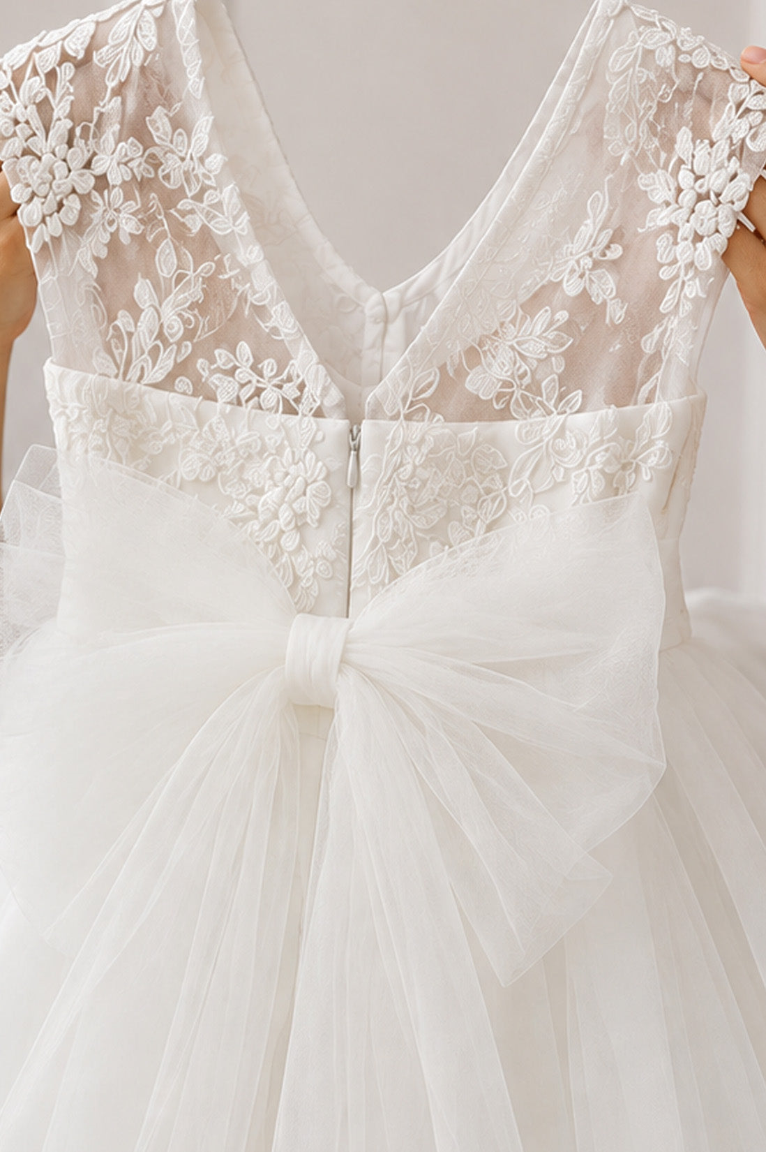Eloise in Ivory White - Flower Girl or Ceremonial Dress