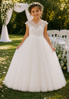 Eloise in Ivory White - Flower Girl or Ceremonial Dress