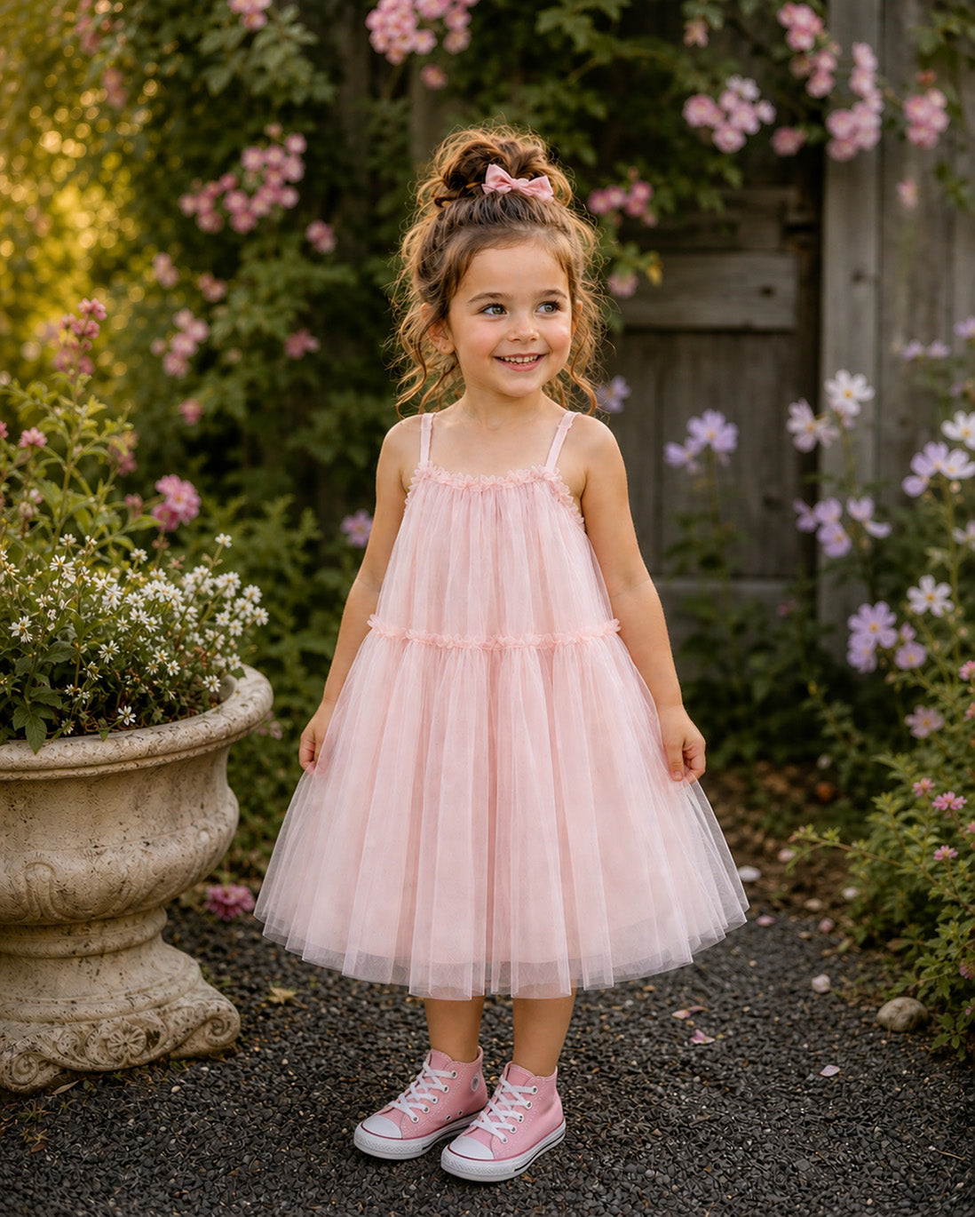 PREORDER Elsie Ballet Pink Tulle Party Girl Dress