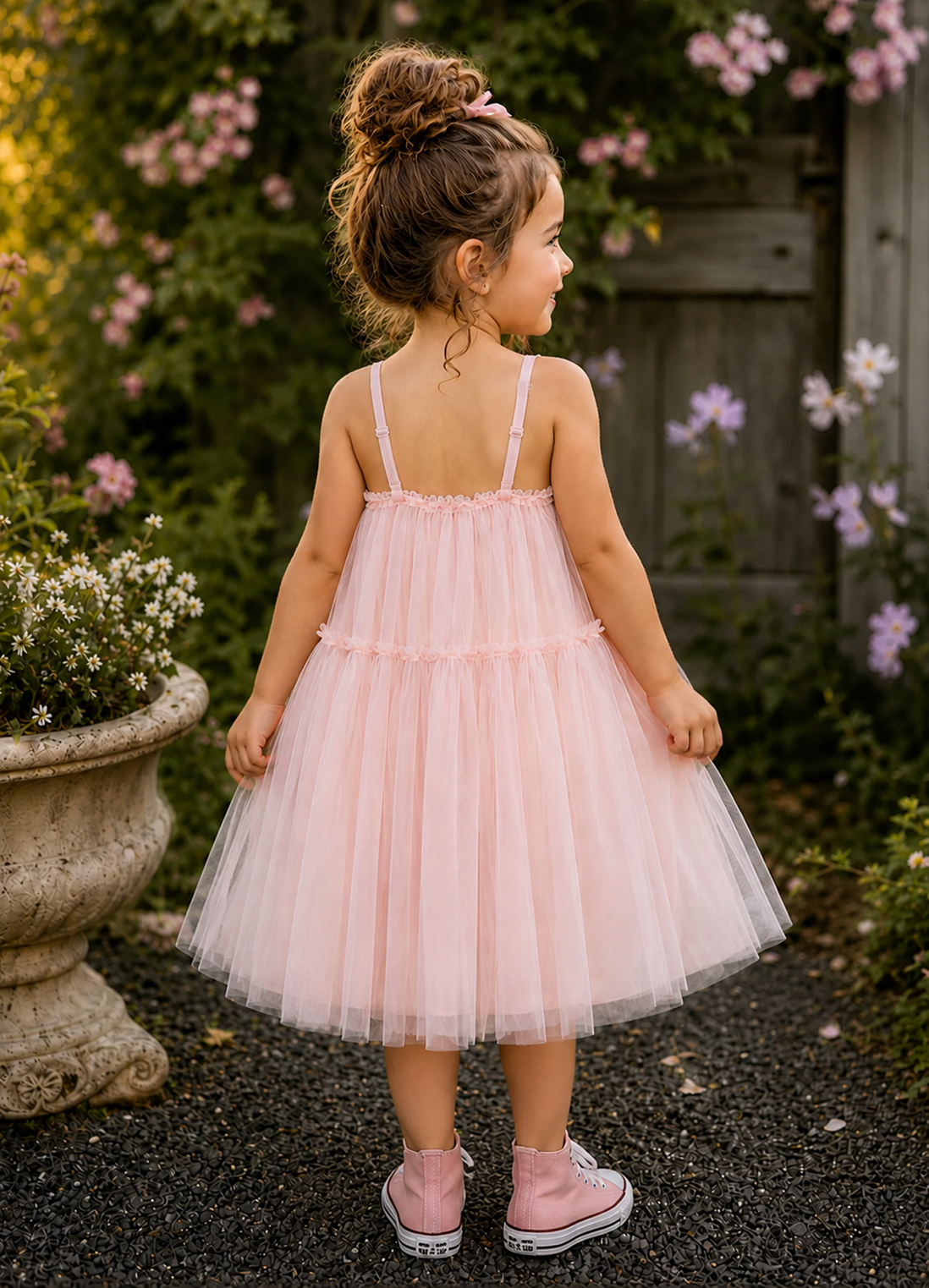 PREORDER Elsie Ballet Pink Tulle Party Girl Dress