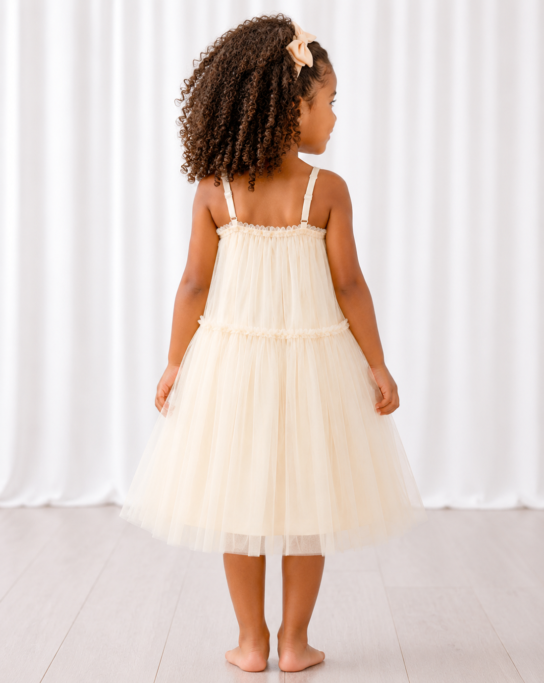 PREORDER - Elsie ~  Antique Cream Party Girl Dress
