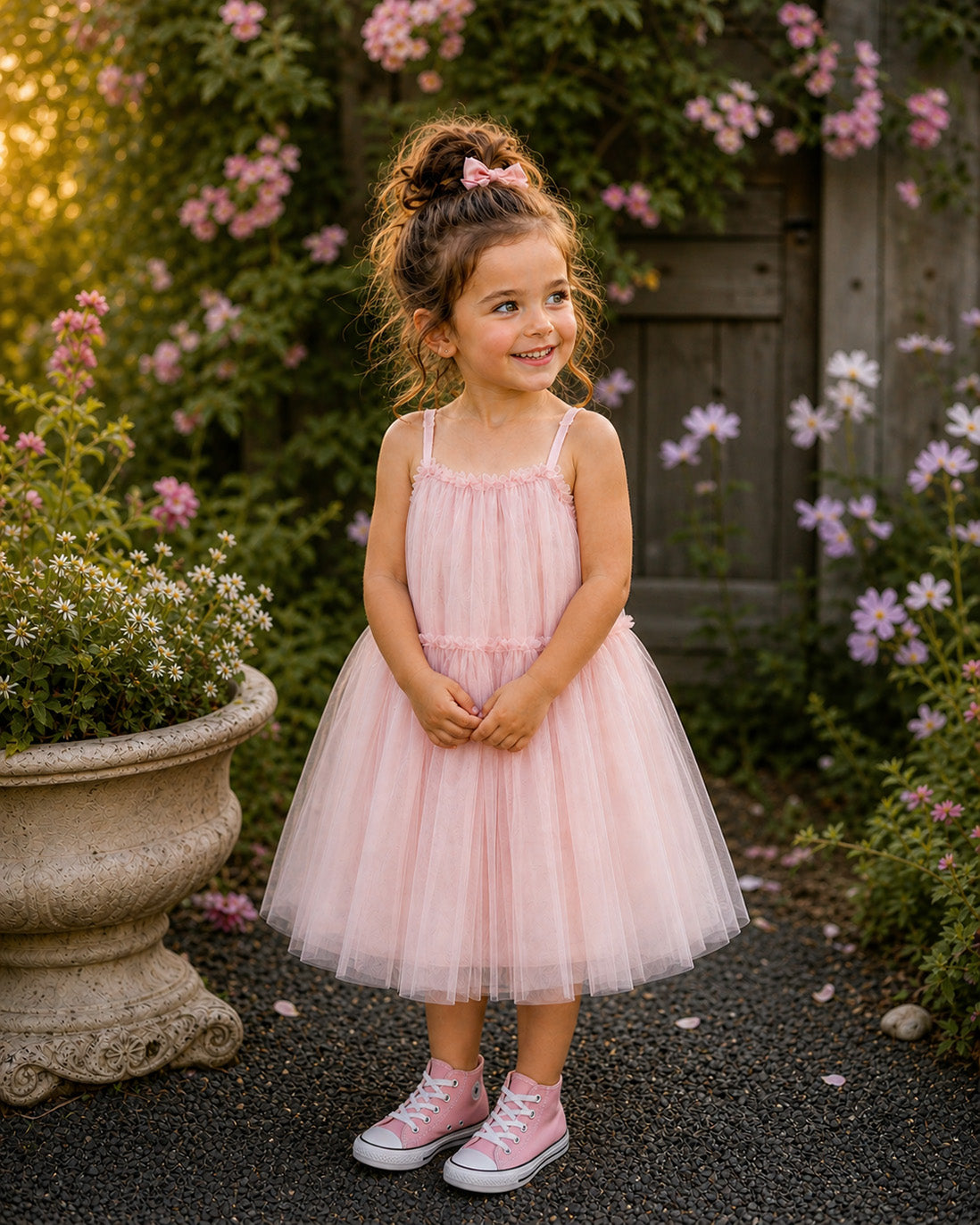 PREORDER Elsie Ballet Pink Tulle Party Girl Dress