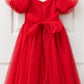 Elvene in Spotty Red Xmas Party Dress {Baby + Toddler}