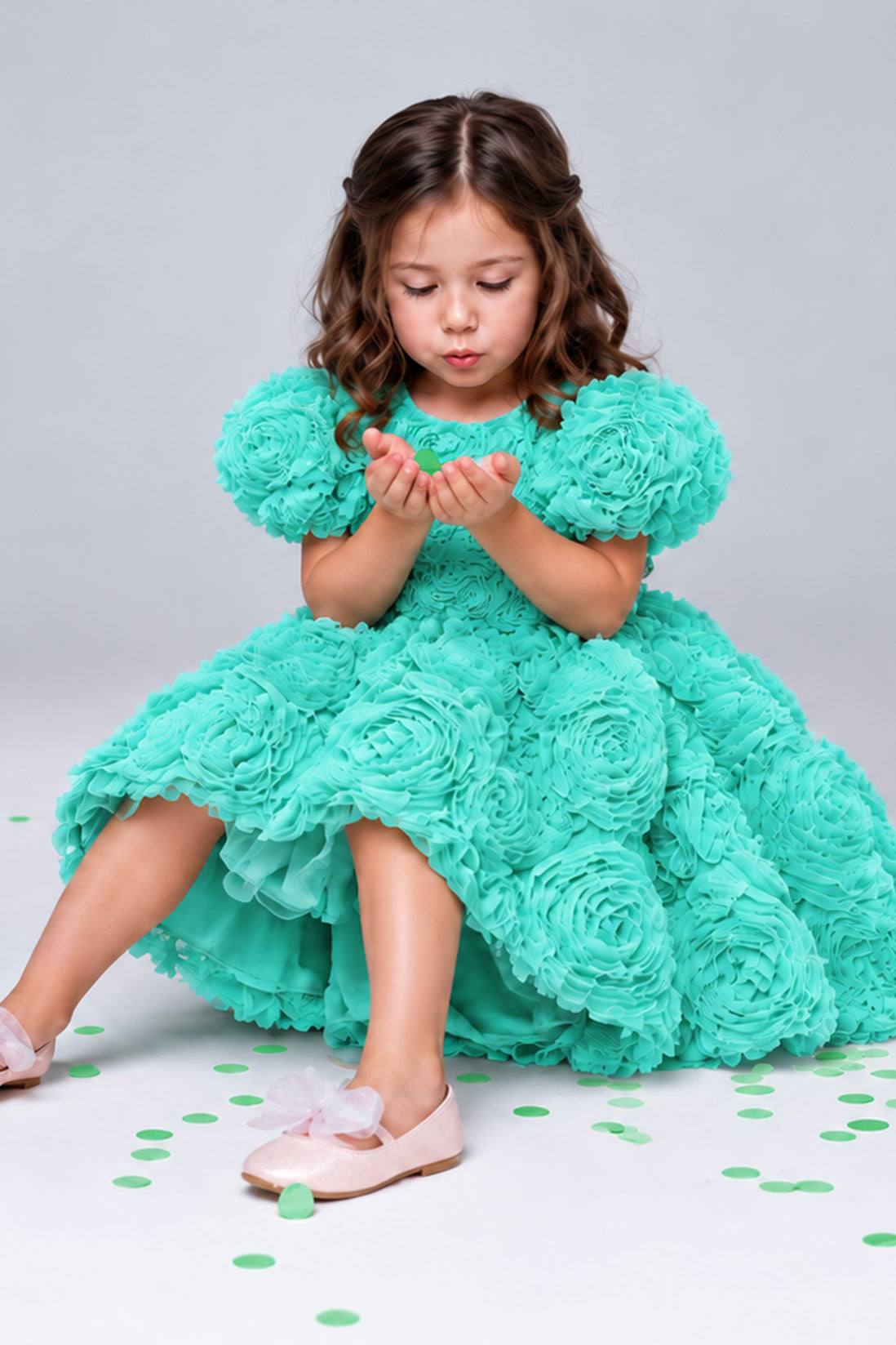 Elvene in Green ~ Party Dress {Baby + Toddler}