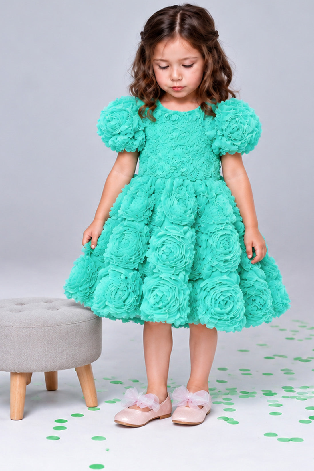 Elvene in Green ~ Party Dress {Baby + Toddler}