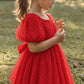 Elvene in Spotty Red Xmas Party Dress {Baby + Toddler}