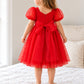 Elvene in Spotty Red Xmas Party Dress {Baby + Toddler}