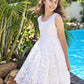 Ember in Ivory White ~ Party or Flower Girl Dress