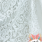 Saffron Ivory White ~ Luxurious Lace Flower Girl Dress