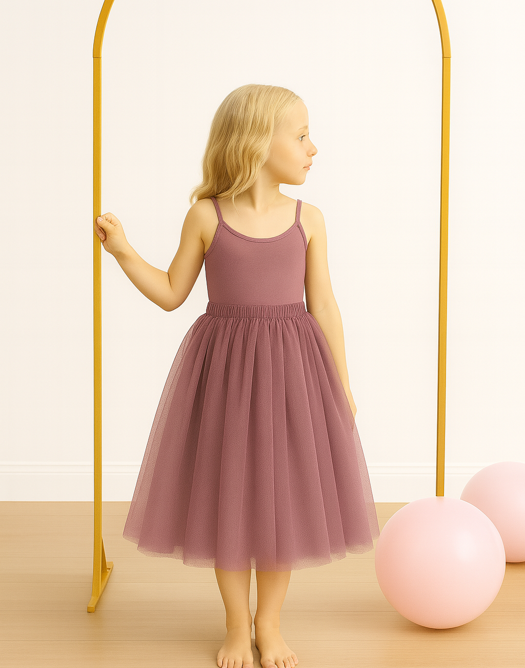 Enchanted Ruffle Tutu in Magical Mauve
