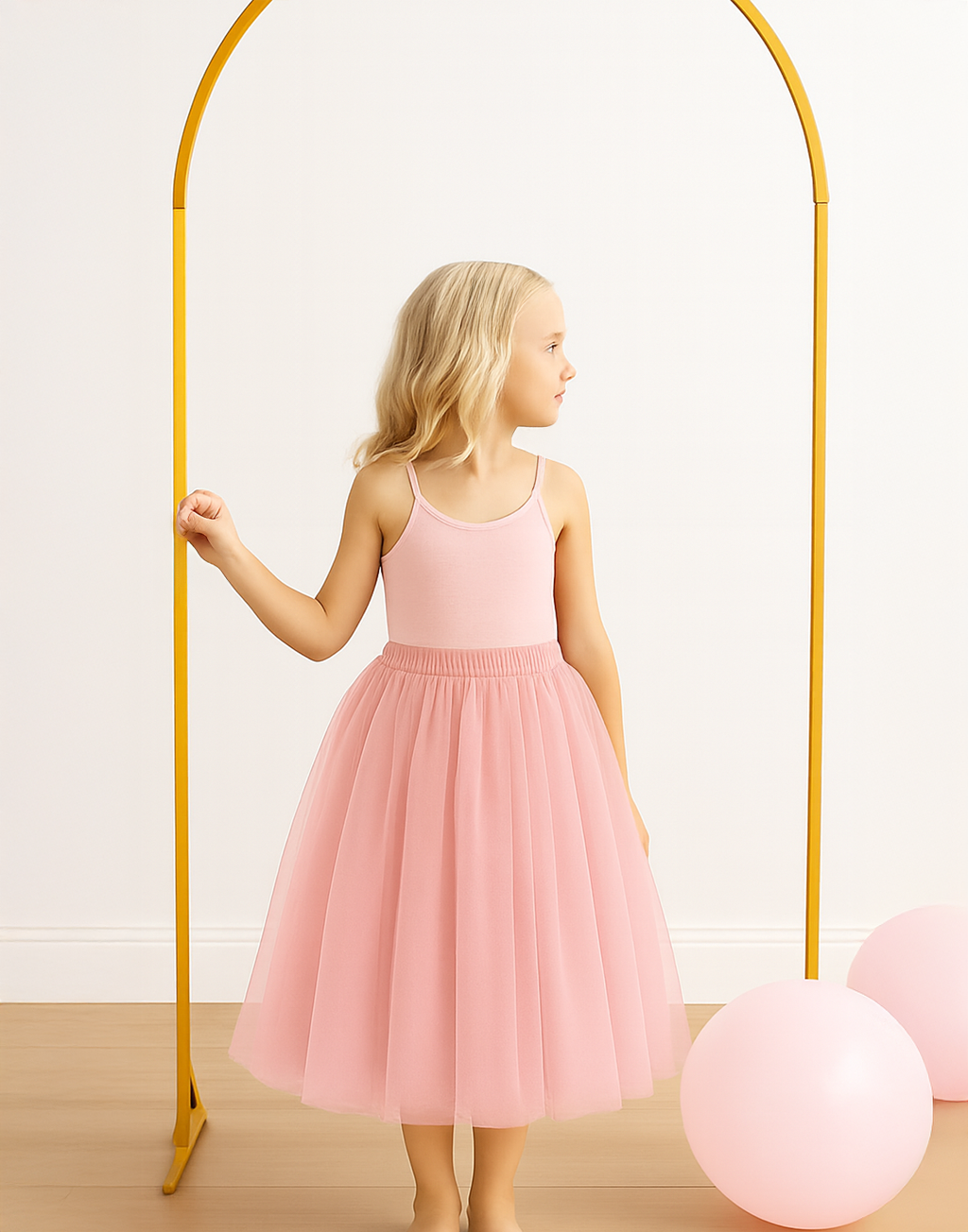 Enchanted Ruffle Tutu in Ballet Pink