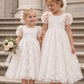 Estelle in Ivory White ~ Party or Flower Girl Dress