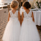 Fern in Ivory White  ~ Flower Girl Dress