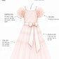 Fiora in Ballet Pink Party Dress + Bolero (Tween/Teen)