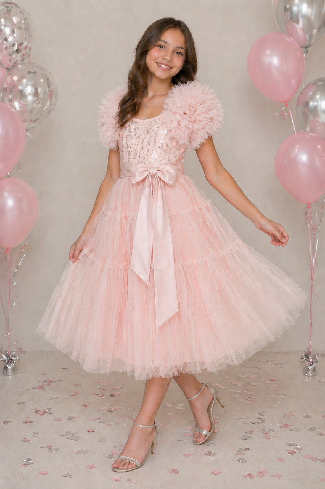 strapless open back dress Betsy & Adam 