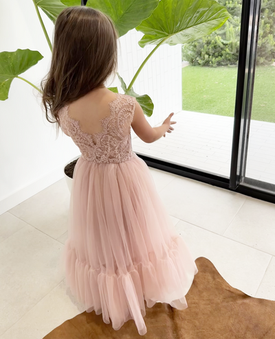 Flora in Rose ~ Party or Flower Girl Dress