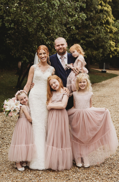 Flora in Dusty Rose ~ Party or Flower Girl Dress