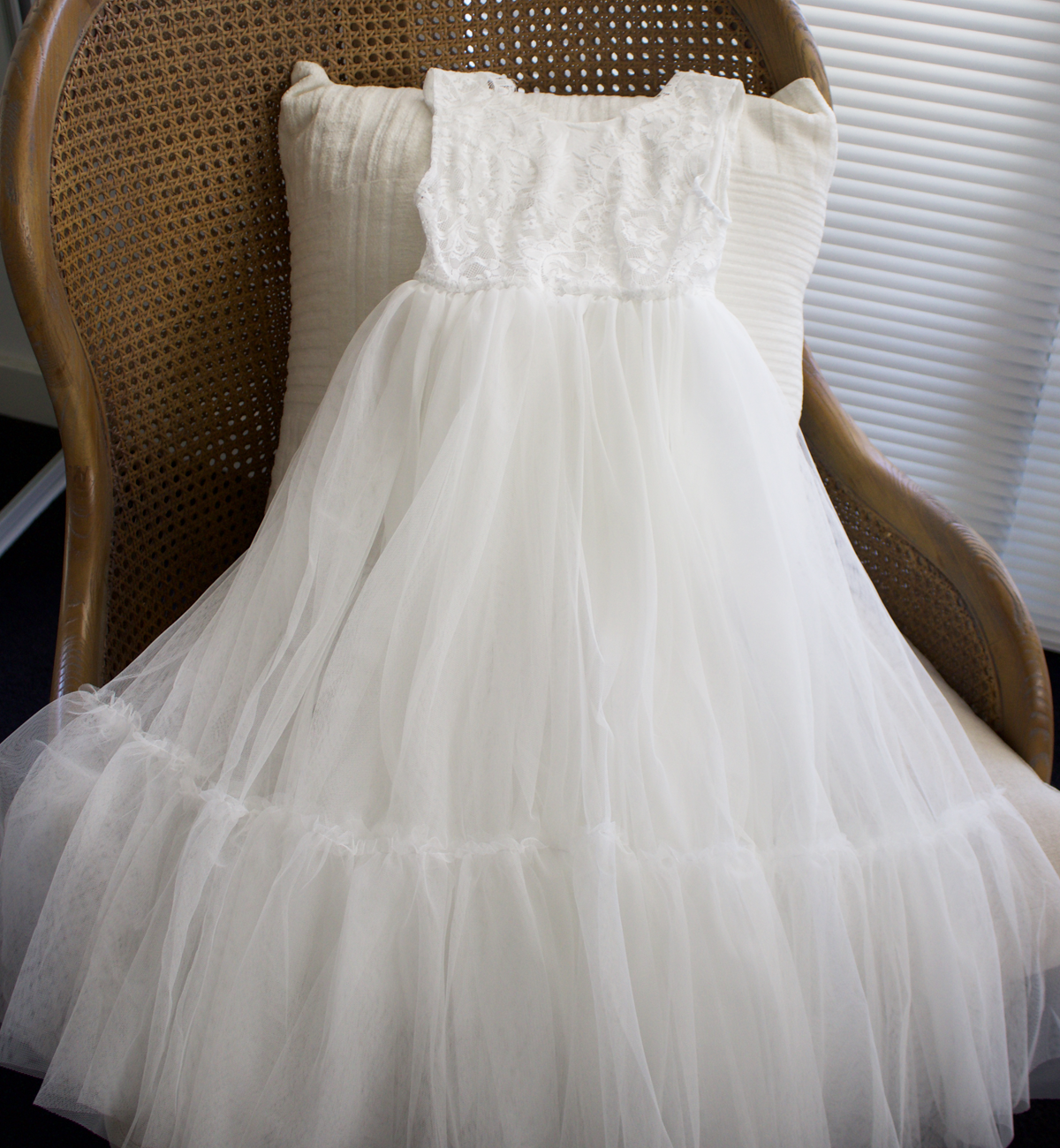 Flora in Ivory ~ Party or Flower Girl Dress