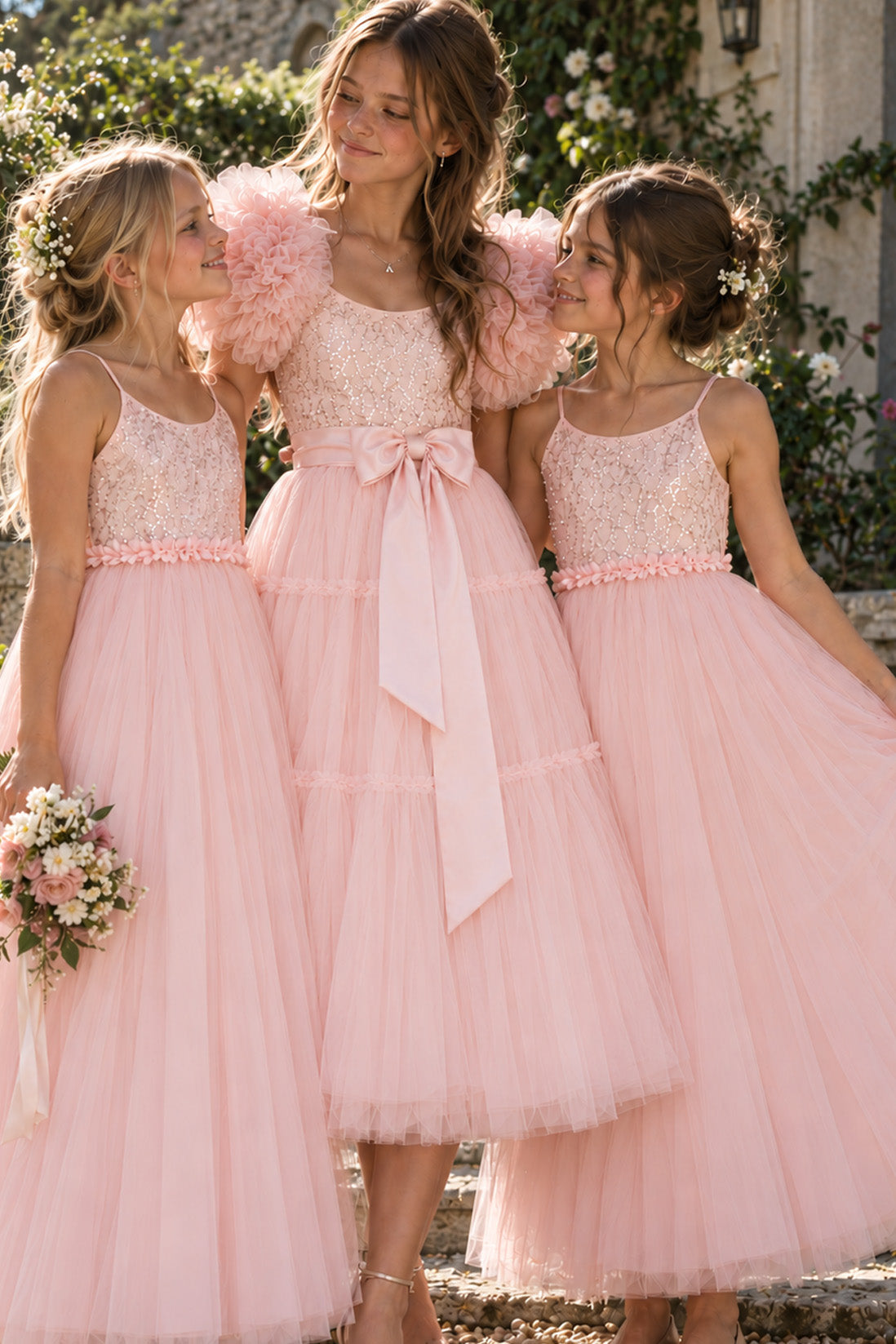 Daisy ~ Ballet Pink Party Girl Dress /Flower Girl Dress {Baby + Toddler}