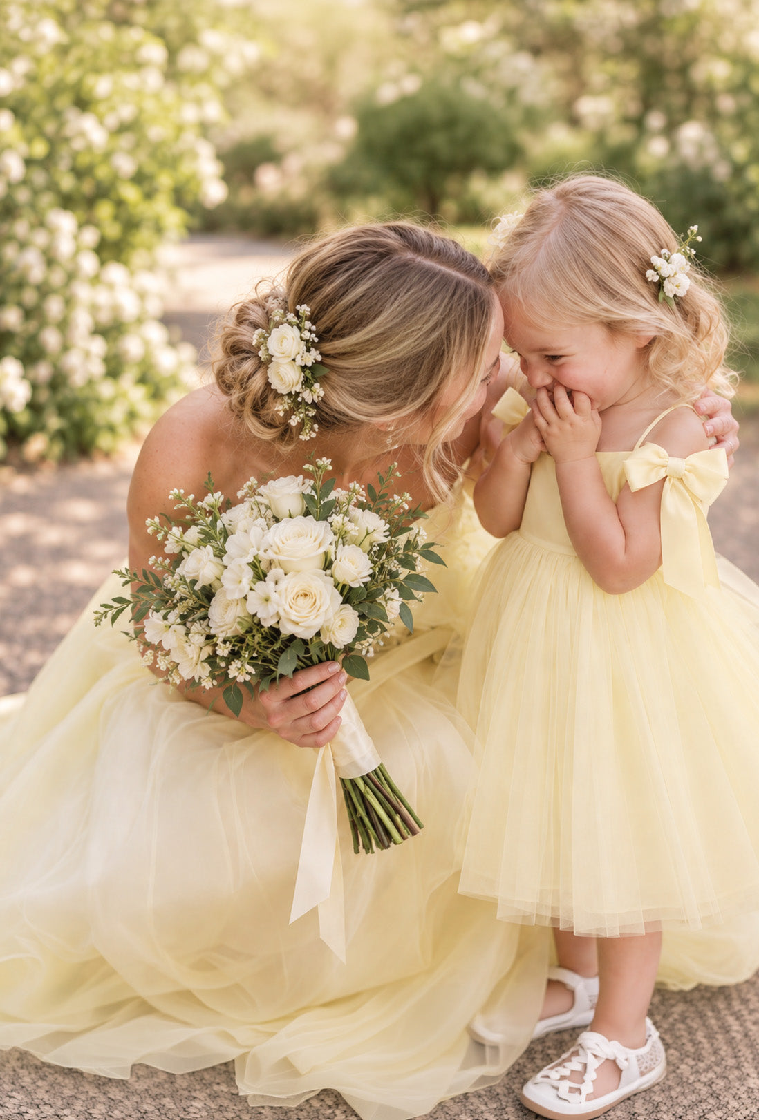 Fran in Lemon Baby + Toddler - Party of Flower Girl Dress