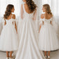 Fran in Ivory White - Party of Flower Girl Dress