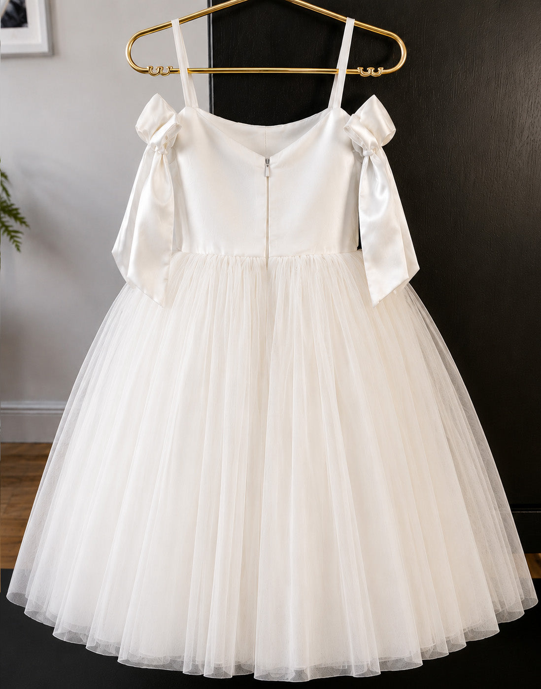 Fran in Ivory White - Party of Flower Girl Dress