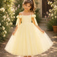 Fran in Lemon - Party of Flower Girl Dress