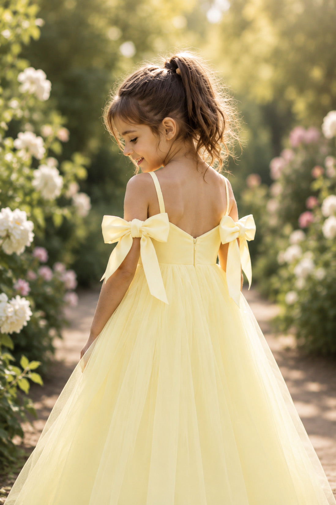 Fran in Lemon - Party of Flower Girl Dress
