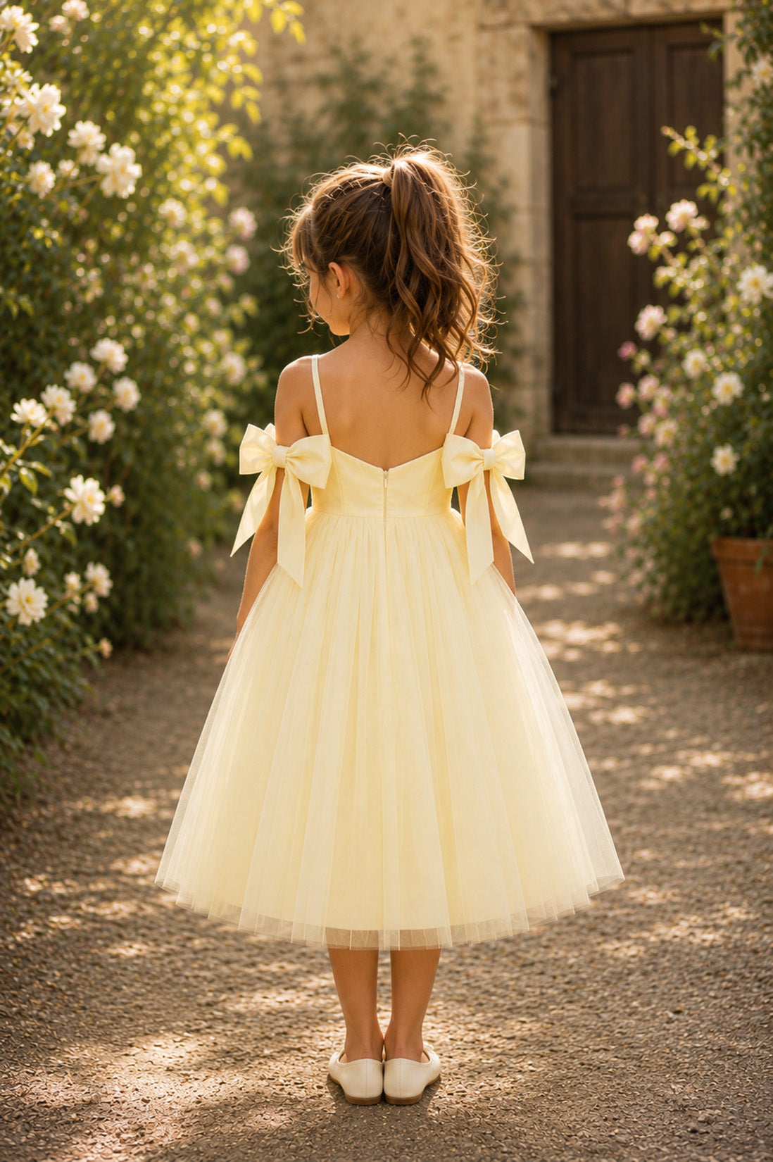 Fran in Lemon - Party of Flower Girl Dress