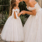 Fran in Ivory White - Party of Flower Girl Dress