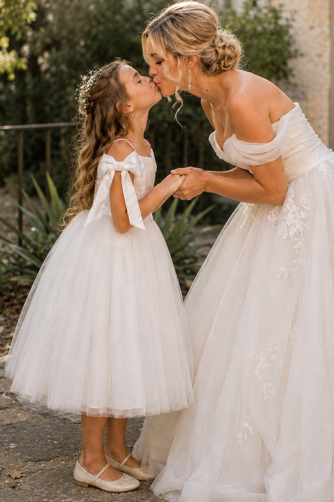 Fran in Ivory White - Party of Flower Girl Dress