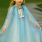 Frozen Cape ~ A Perfect Christmas Gift For Girls with a Pink Satin Drawstring Bag