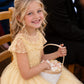 Grace in Champagne/Gold Flower Girl or Party Dress