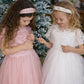Grace in Dusty Rose Party Dress or Flower Girl