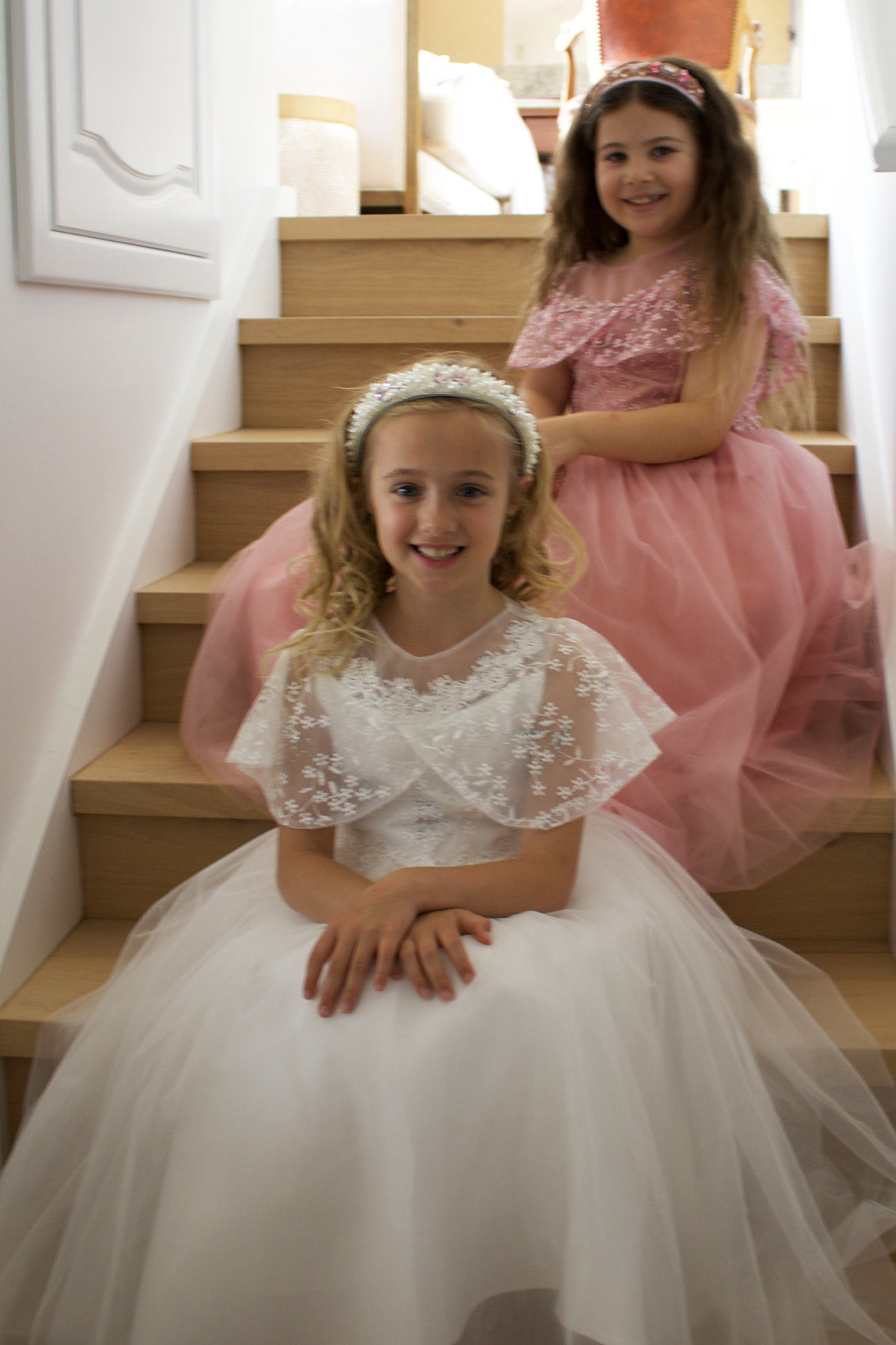 Grace in Dusty Rose Party Dress or Flower Girl