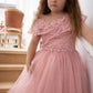 Grace in Dusty Rose Party Dress or Flower Girl