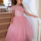 Grace in Dusty Rose Party Dress or Flower Girl