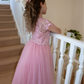 Grace in Dusty Rose Party Dress or Flower Girl