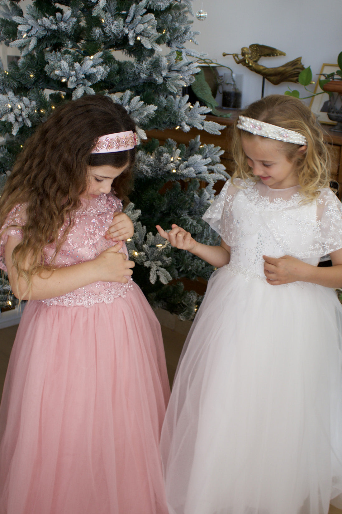 Grace in Dusty Rose Party Dress or Flower Girl