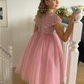 Grace in Dusty Rose Party Dress or Flower Girl
