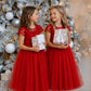Grace in Red Party Dress or Flower Girl