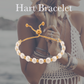 Hart - 18k Gold Plated + Freshwater Pearl Waterproof Bracelet for Teens/Adults